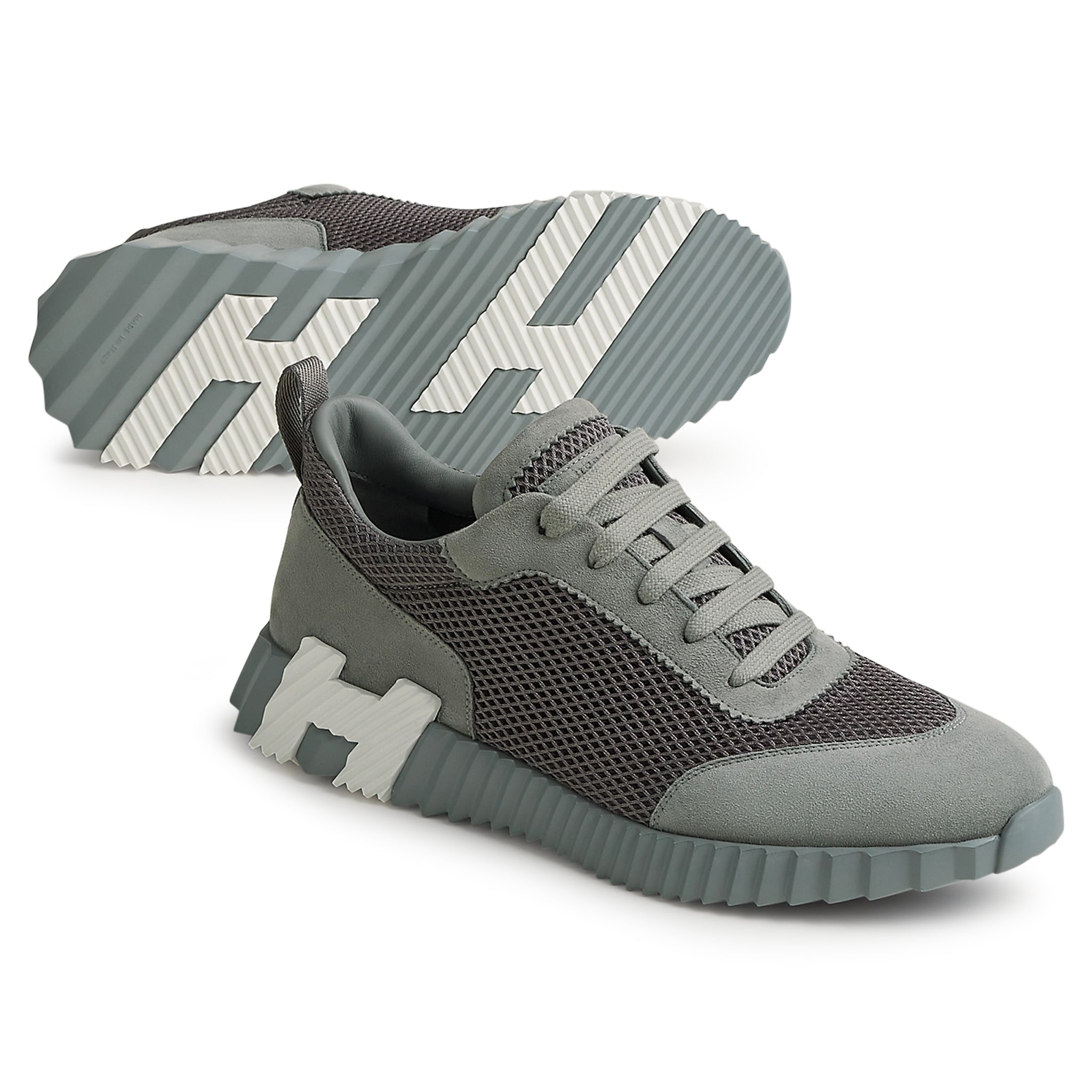 Image of Hermes Paris Bouncing Grey Sneaker